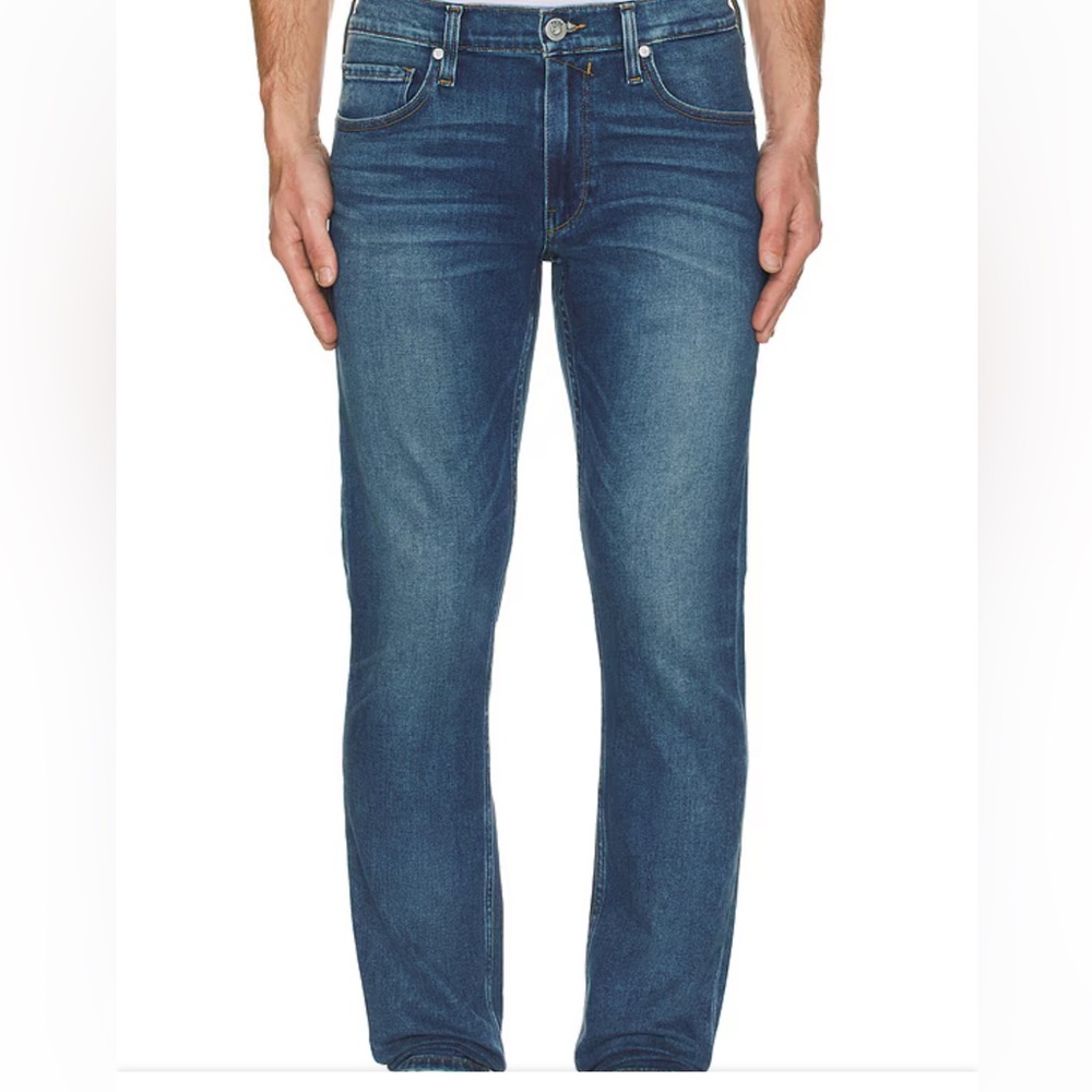 PAIGE Men's Slim Jeans in Dark Blue